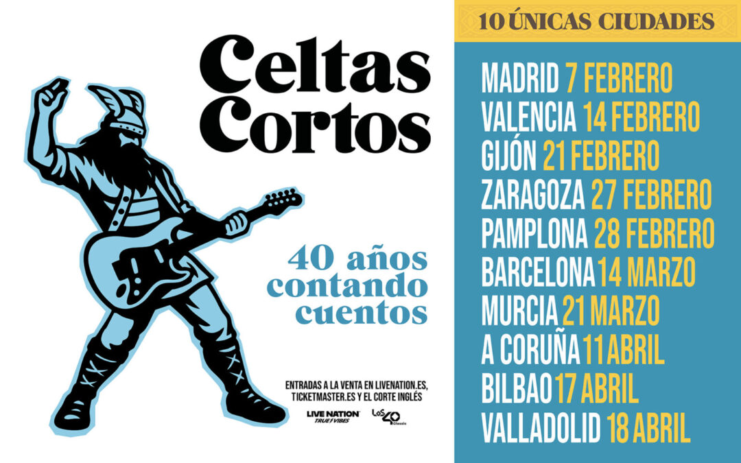¡Celtas Cortos celebra 40 años de música y batalla con una gira legendaria!